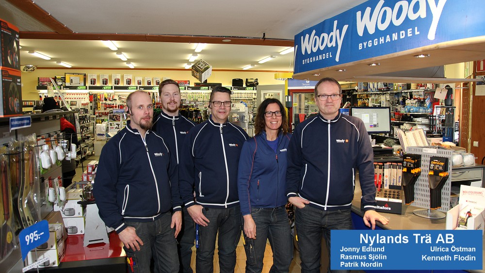 Bild från Nylands trä med delar av personalen