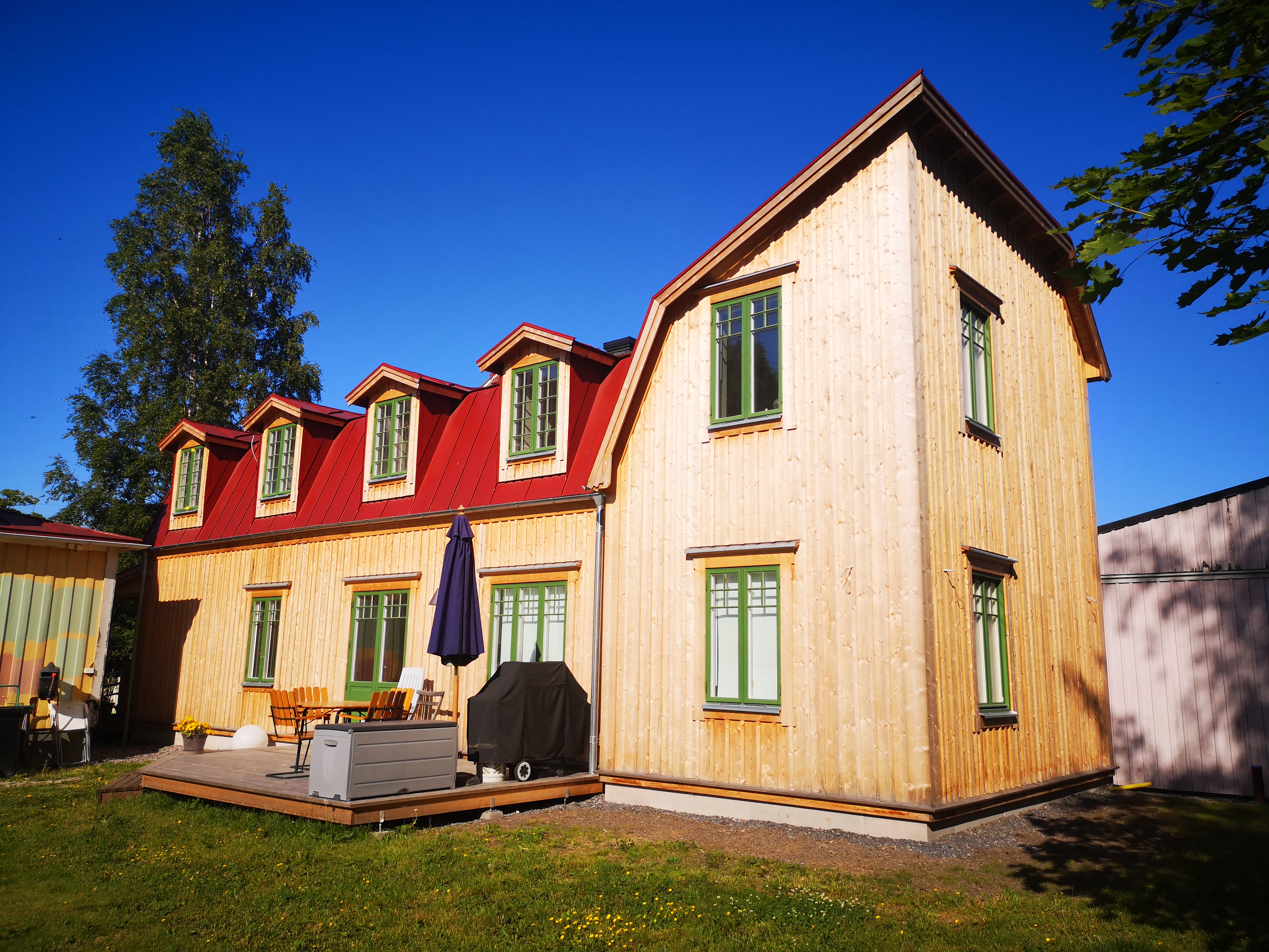 Nytt hus i gammal stil. Foto: Tradition Arkitekter