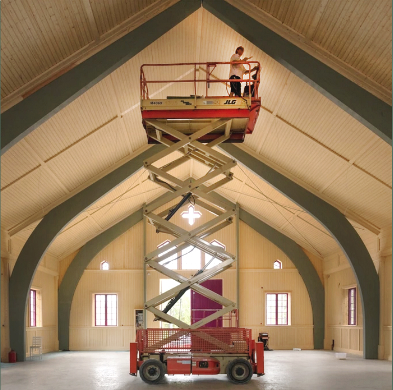 Hus inifr&aring;n i gammal stil