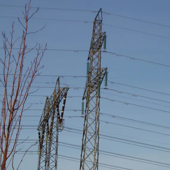 Elledningar och himmel