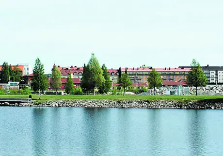 Vatten och hus i Ludvika